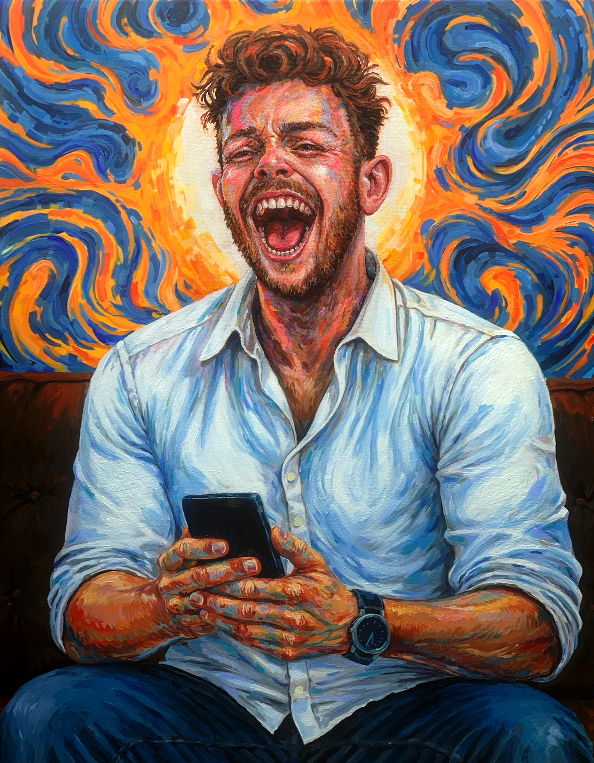 Resonance, painting by Lars Corneliussen