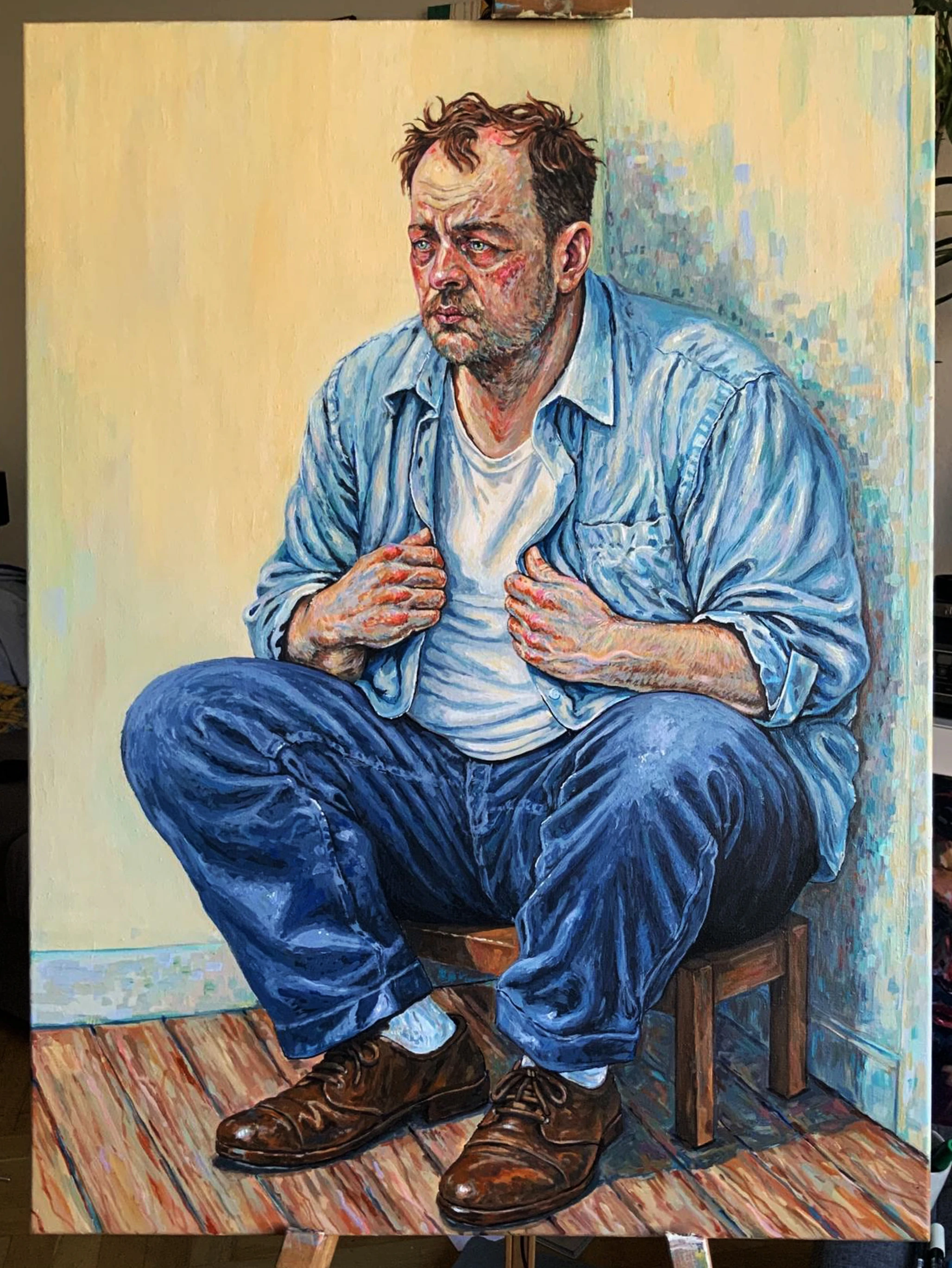 Tyngdekraft, painting by Lars Corneliussen